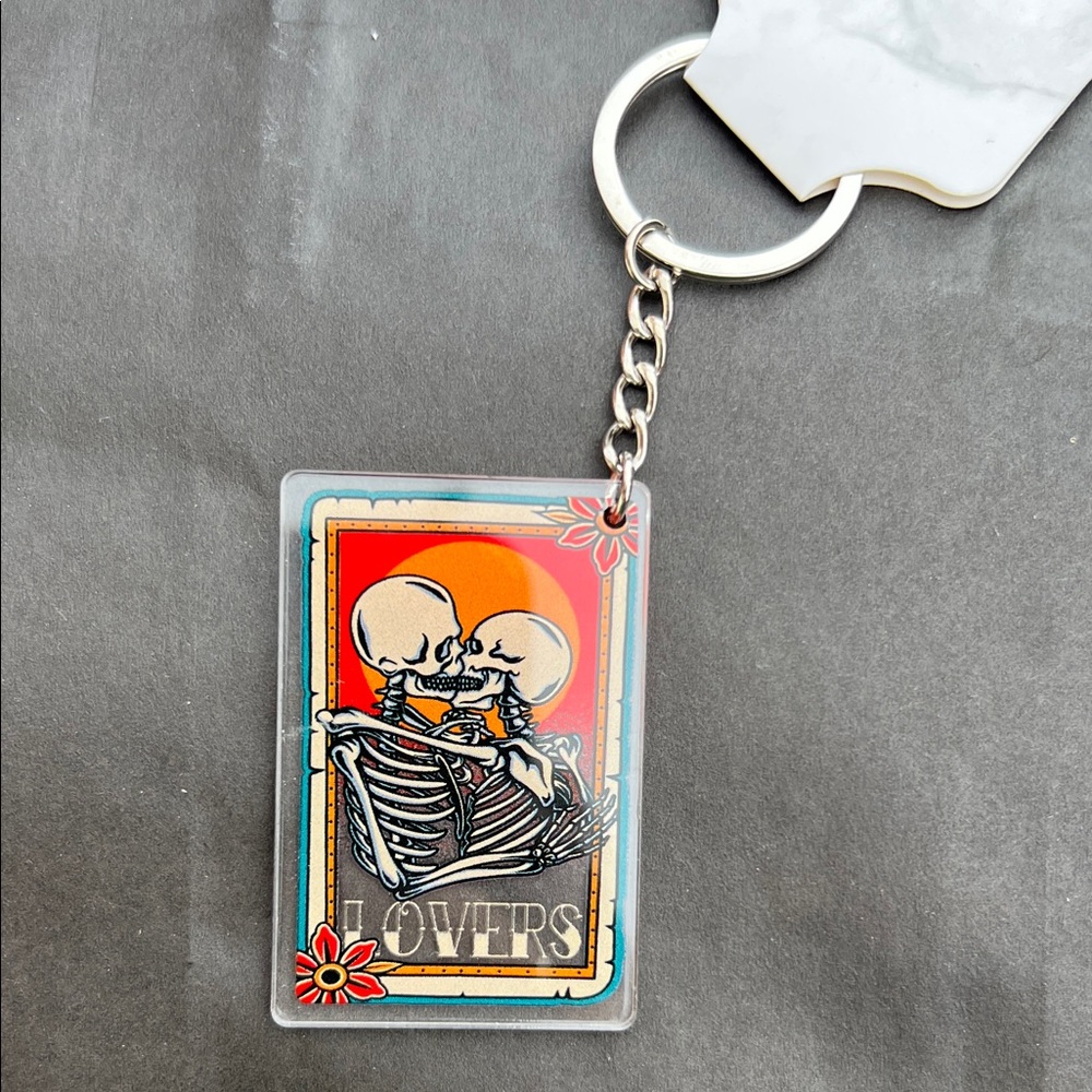 Skeleton Lovers Keychain